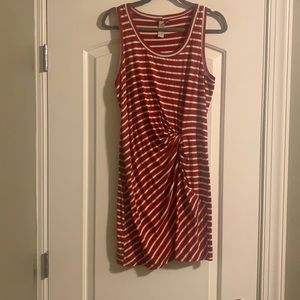 Allison Joy ruched sleeveless tank dress